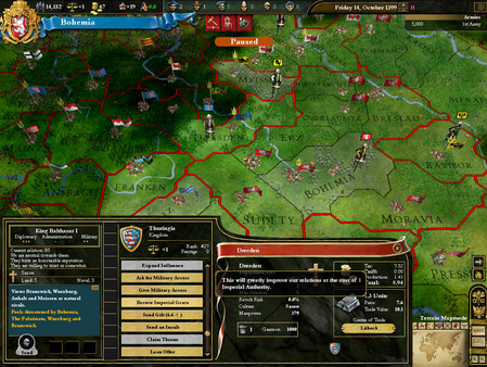 Скриншот из Europa Universalis III: Heir to the Throne