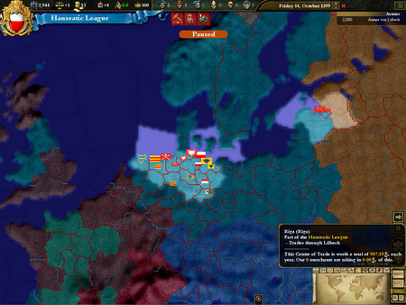 Скриншот из Europa Universalis III: Heir to the Throne