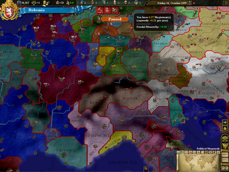 Скриншот из Europa Universalis III: Heir to the Throne