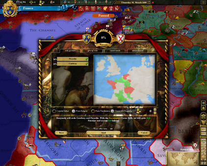 Скриншот из Europa Universalis III: Heir to the Throne