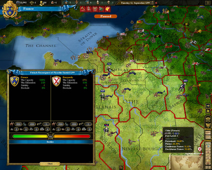 Скриншот из Europa Universalis III: Heir to the Throne