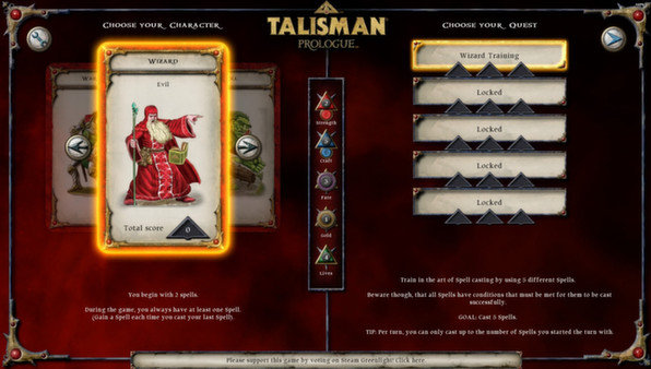 Talisman: Prologue minimum requirements