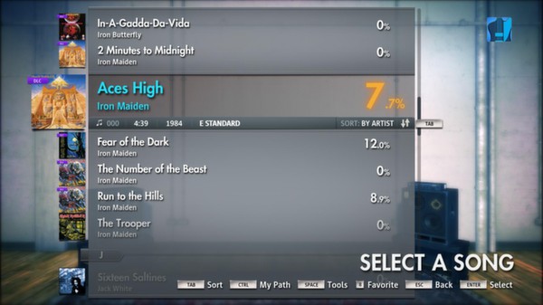 Скриншот из Rocksmith 2014 - Iron Maiden - Aces High