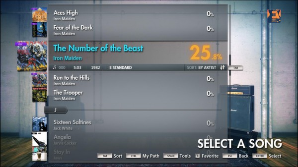 Скриншот из Rocksmith 2014 - Iron Maiden Song Pack