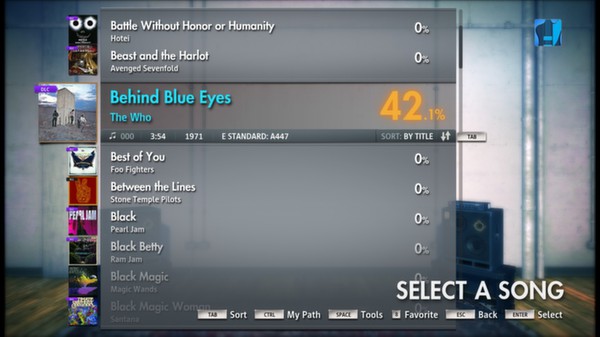 Скриншот из Rocksmith 2014 - The Who - Behind Blue Eyes