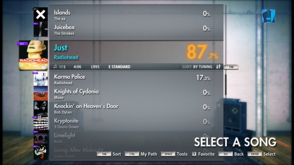 Скриншот из Rocksmith 2014 - Radiohead - Just