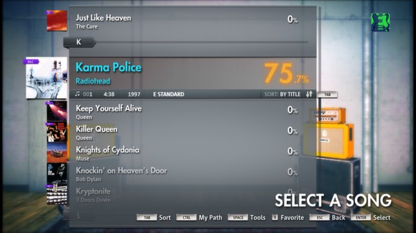 Скриншот из Rocksmith 2014 - Radiohead - Karma Police