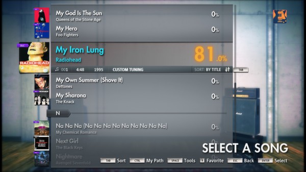 Скриншот из Rocksmith 2014 - Radiohead - My Iron Lung