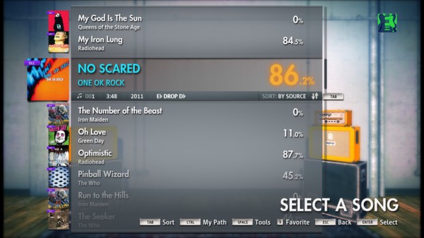 Скриншот из Rocksmith 2014 - ONE OK ROCK - NO SCARED