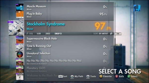 Скриншот из Rocksmith 2014 - Muse - Stockholm Syndrome