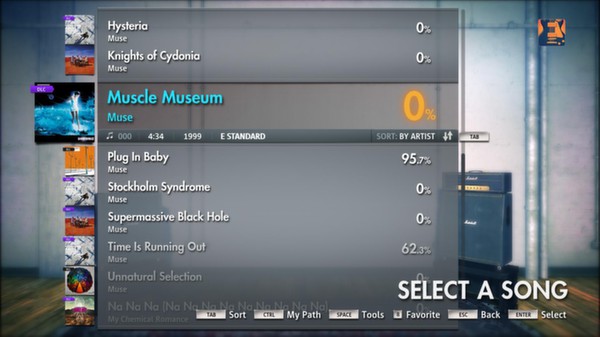 Скриншот из Rocksmith 2014 - Muse - Muscle Museum