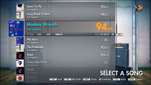 Скриншот из Rocksmith 2014 - Foo Fighters - Monkey Wrench