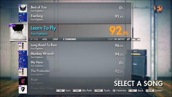 Скриншот из Rocksmith 2014 - Foo Fighters - Learn to Fly