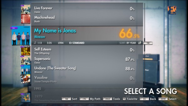 Скриншот из Rocksmith 2014 - Weezer - My Name is Jonas