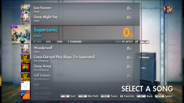 Скриншот из Rocksmith 2014 - Oasis Song Pack