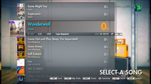 Скриншот из Rocksmith 2014 - Oasis Song Pack