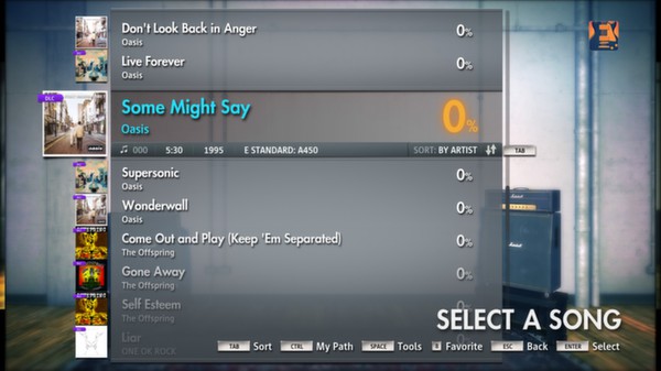 Скриншот из Rocksmith 2014 - Oasis Song Pack