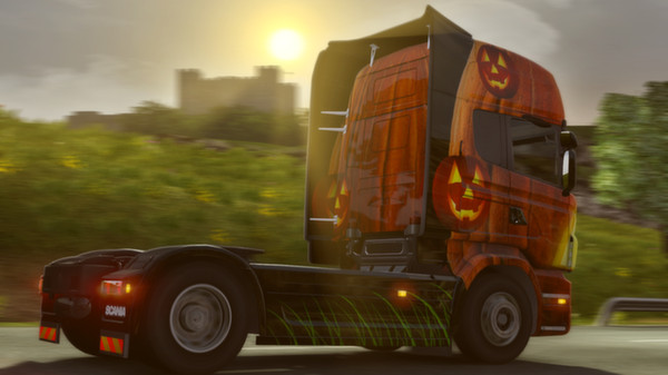 Скриншот из Euro Truck Simulator 2 - Halloween Paint Jobs Pack