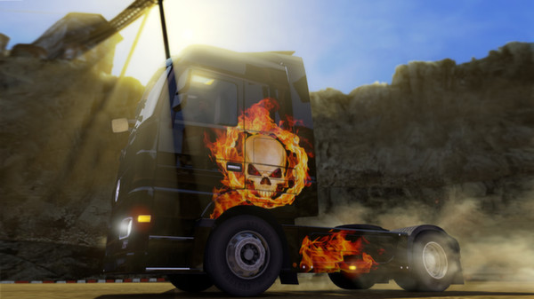 Скриншот из Euro Truck Simulator 2 - Halloween Paint Jobs Pack