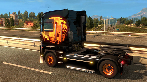 Скриншот из Euro Truck Simulator 2 - Halloween Paint Jobs Pack