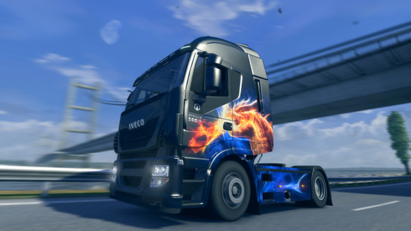 Скриншот из Euro Truck Simulator 2 - Halloween Paint Jobs Pack