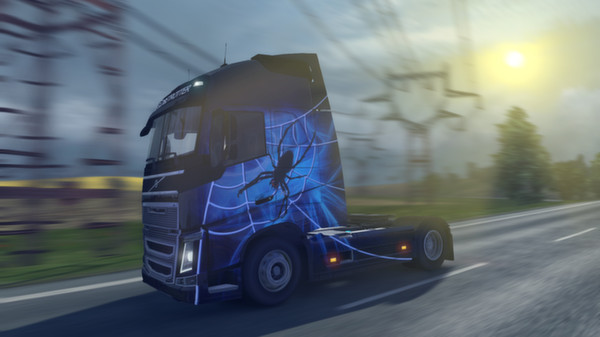 Скриншот из Euro Truck Simulator 2 - Halloween Paint Jobs Pack