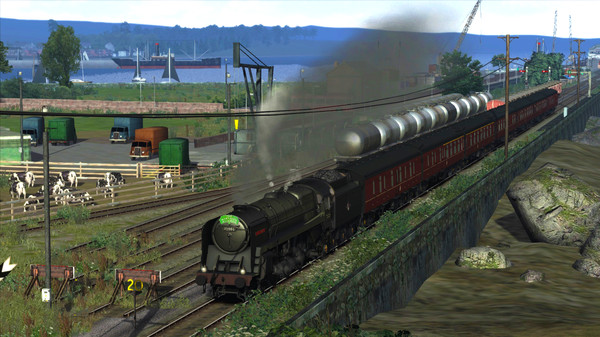 Скриншот из Train Simulator: BR 6MT Clan Class Loco Add-On