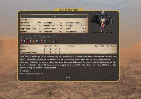 Dominions 4: Thrones of Ascension minimum requirements