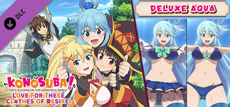 KonoSuba: God's Blessing on this Wonderful World! Love For These Clothes Of Desire! - Aqua Special Swimsuit DLC cover art