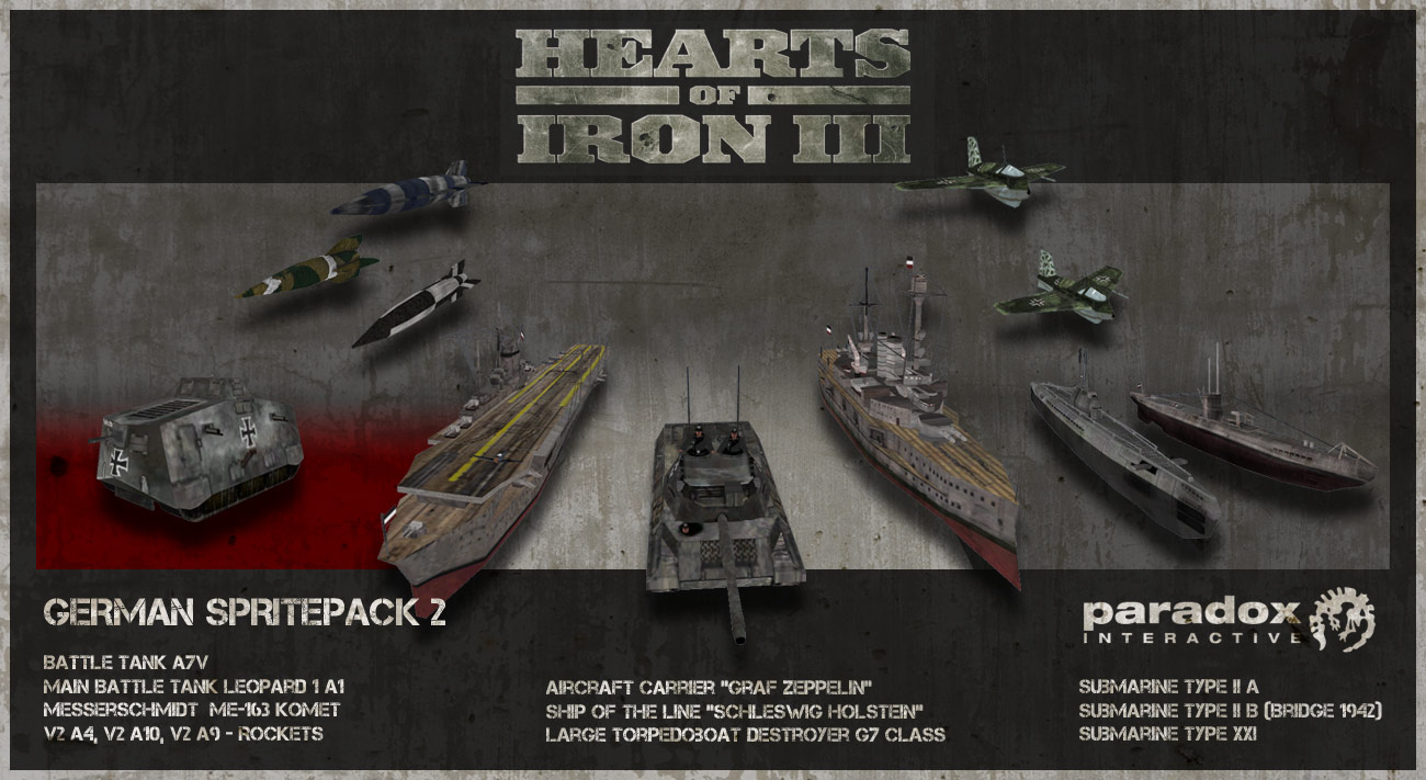 Hearts of Iron III DLC: German II Spritepack screenshot