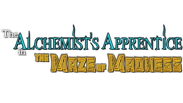 The Alchemist's Apprentice in the Maze of Madness Logo