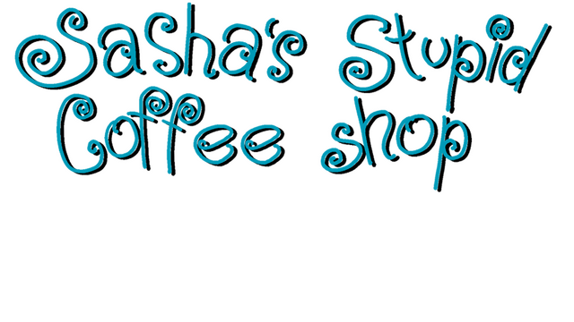 Sasha's Stupid Coffee Shop Logo