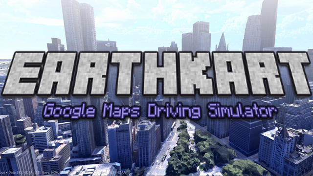 EarthKart: Google Maps Driving Simulator Logo