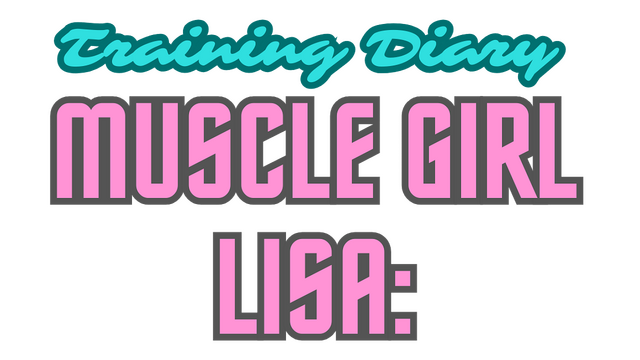Muscle Girl Lisa: Training Diary Logo