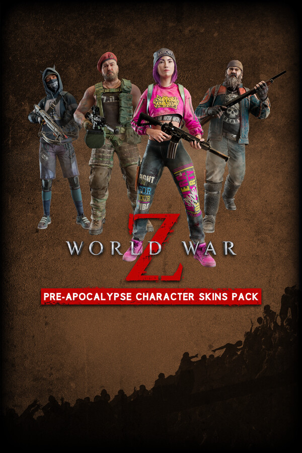 Steam portrait for World War Z: Pre-Apocalypse Character Skins Pack.