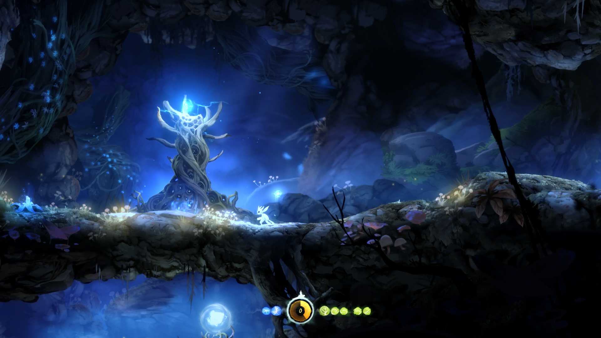 ori and the blind forest dash in the air
