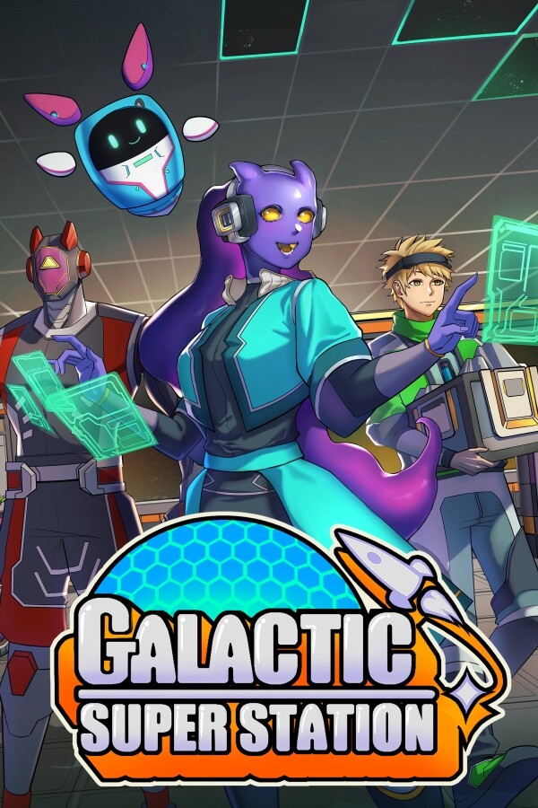 Steam portrait for Galactic Super Station.
