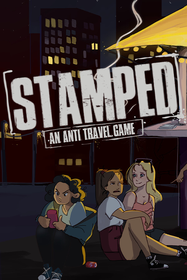 Steam portrait for Stamped: an anti-travel game.