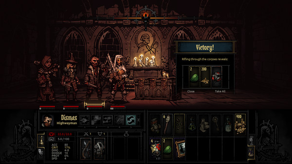 Скриншот из Darkest Dungeon®