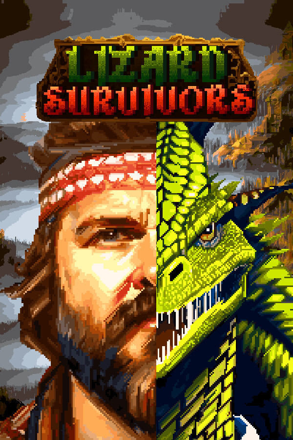 Steam portrait for Lizard Survivors: Battle for Hyperborea.