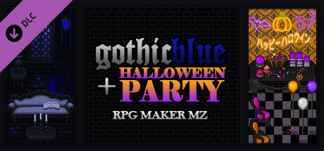 RPG Maker MZ - Gothic Blue Halloween Party cover art