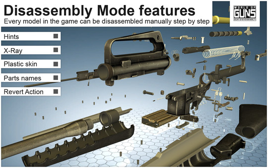 World of Guns: Gun Disassembly requirements