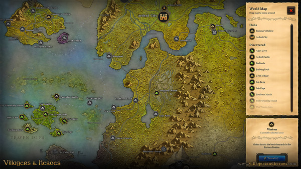 Villagers and Heroesfor windows and Linux 1