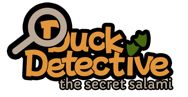 Duck Detective: The Secret Salami Logo