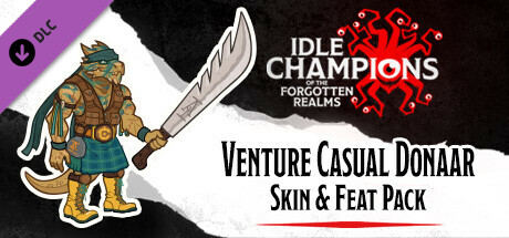 Idle Champions - Venture Casual Donaar Skin & Feat Pack cover art