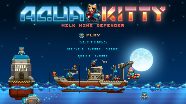 Aqua Kitty - Milk Mine Defender game for Linux 1