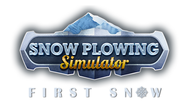 Snow Plowing Simulator - First Snow Logo