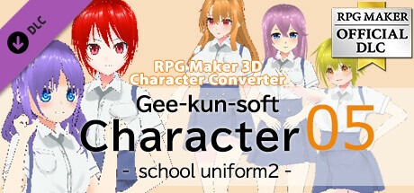 RPG Maker 3D Character Converter - Gee-kun-soft character 05 school uniform 2 cover art