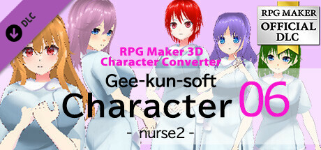 RPG Maker 3D Character Converter - Gee-kun-soft character 06 nurse 2 cover art