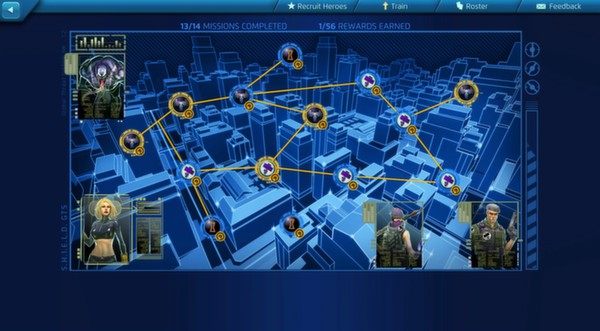 Скриншот из Marvel Puzzle Quest: Nick Fury’s Doomsday Plan